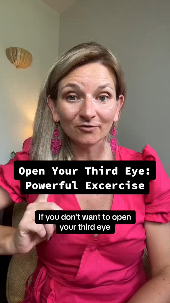 This contains an image of: Open Your Third Eye: Ajna Chakra Opening Exercise | Riya Loveguard