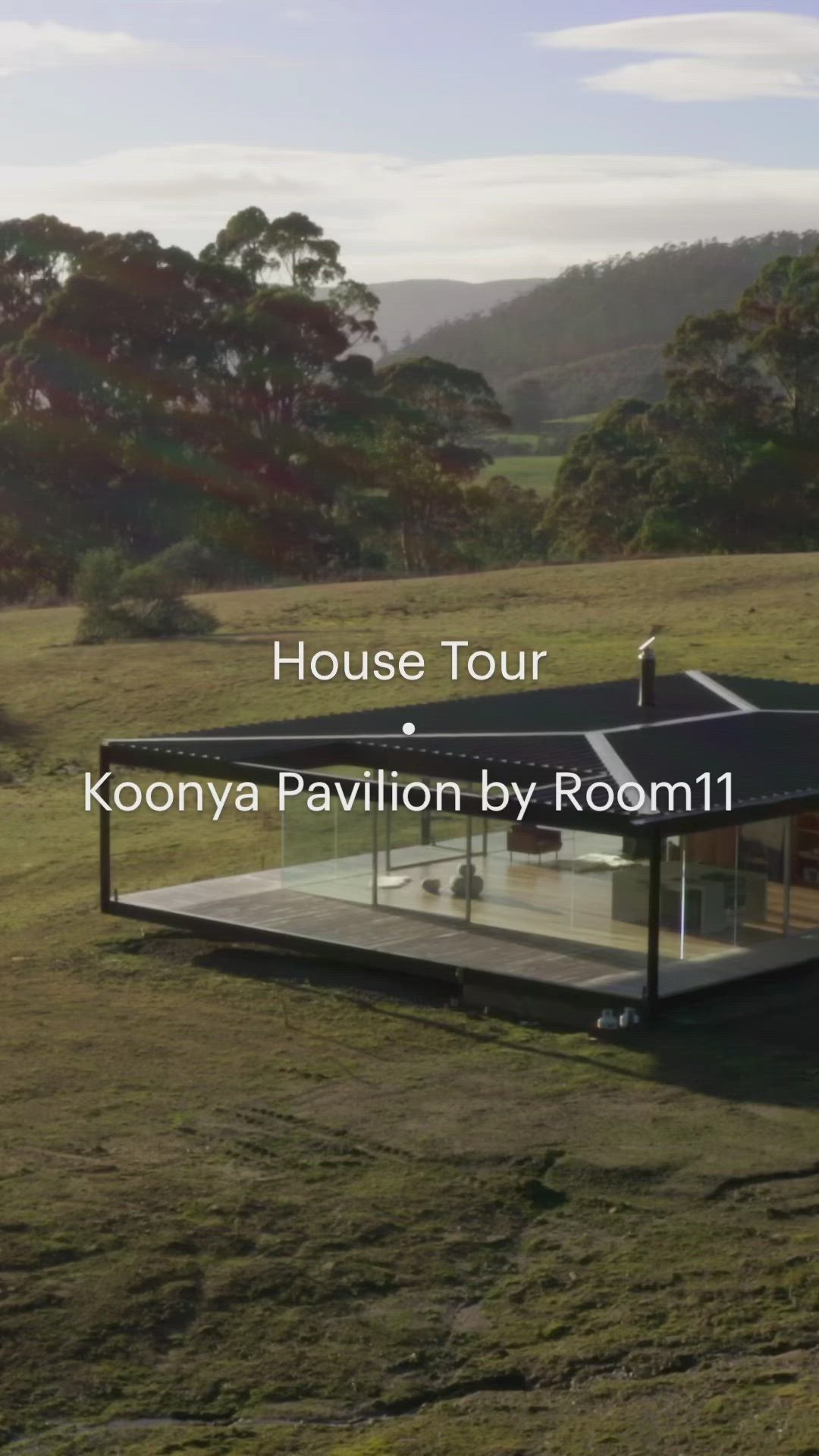 This may contain: the house tour with koonya pavilion by room 11 is featured in this article