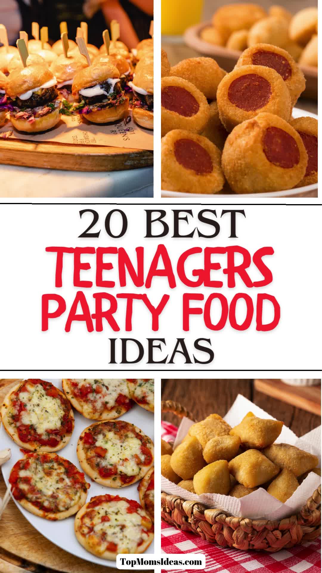 This may contain: 20 best teenagers party food ideas