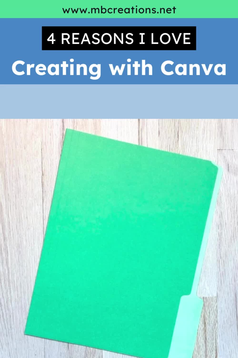 This contains: 4 Reasons I Love Creating with Canva and My 1 Wish