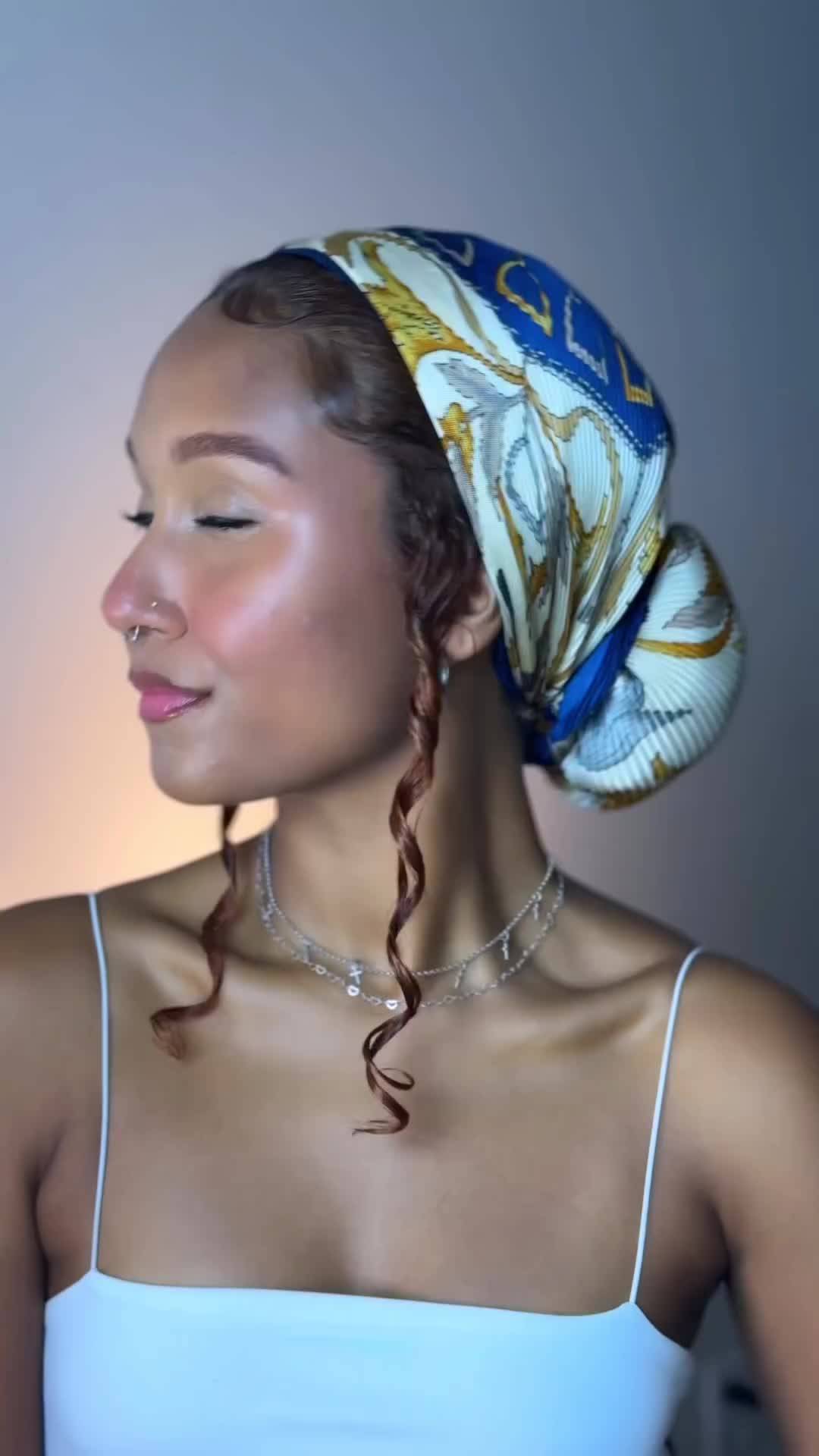 Headwrap tutorial to rival all the rest! This style is protective and too cute! Follow the steps to achieve the style. 🧡 | #hairtutorial | @jadeveloso  . . #Ossat #OssatNaturals #teamNatural #afrohair #naturalhair #afro #blackgirlmagic #curlyhair #blackhair #melanin #hair #blackgirls #naturalhairstyles #naturalbeauty #naturalhaircare #naturallyshesdope #type4hair #kinkyhair #wavyhair #coilyhair #hairstyles #protectivestyles #naturalhairstyles #explorepage #washandgo #texturedhair   No claim made of ownership of content or use of brand products. Usage of social media content cleared under the Fair Use Act. Post is for inspirational, educational and entertainment purposes only.