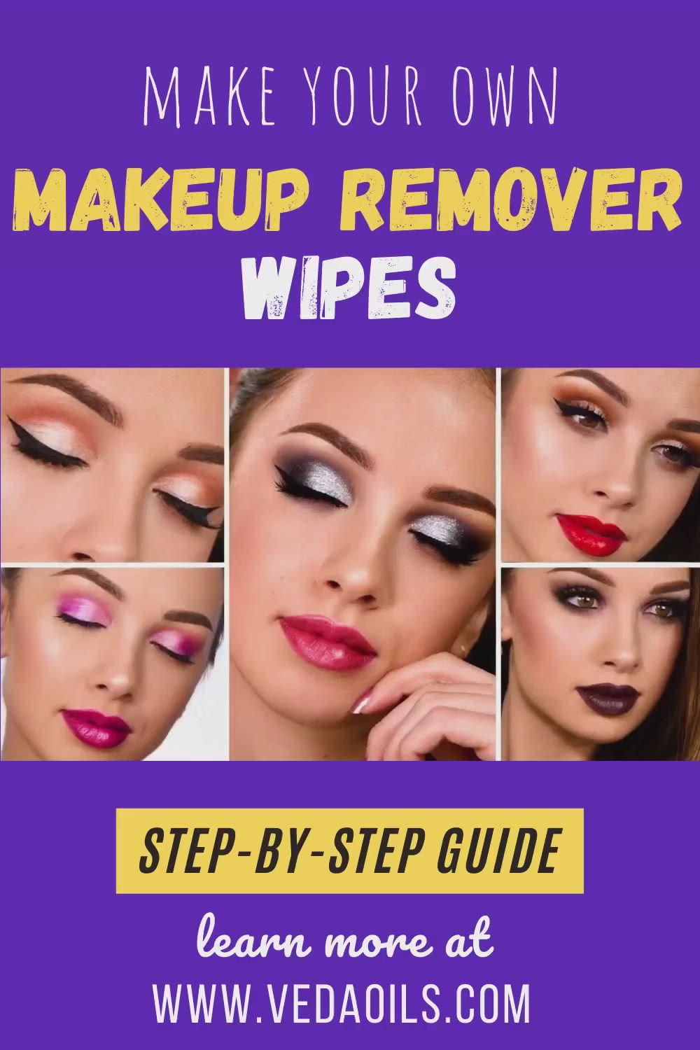 Refresh your skin after a workout with these easy to make refreshing DIY face wipes. Check our website. #DIYMakeupRemoverWipes #MakeupRemoverWipes #DIYMakeupRemover #VedaOils