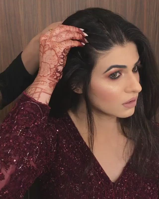 This contains an image of: Bridal Makeup look | Makeup Look For Indian Brides | Bridal Inspiration