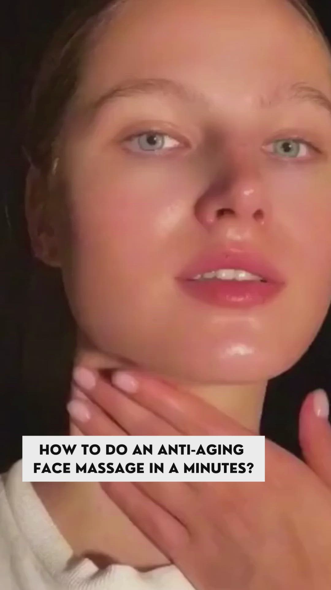 This contains an image of: How to do Anti Aging face massage in a minutes? | Anti aging face massage techniques