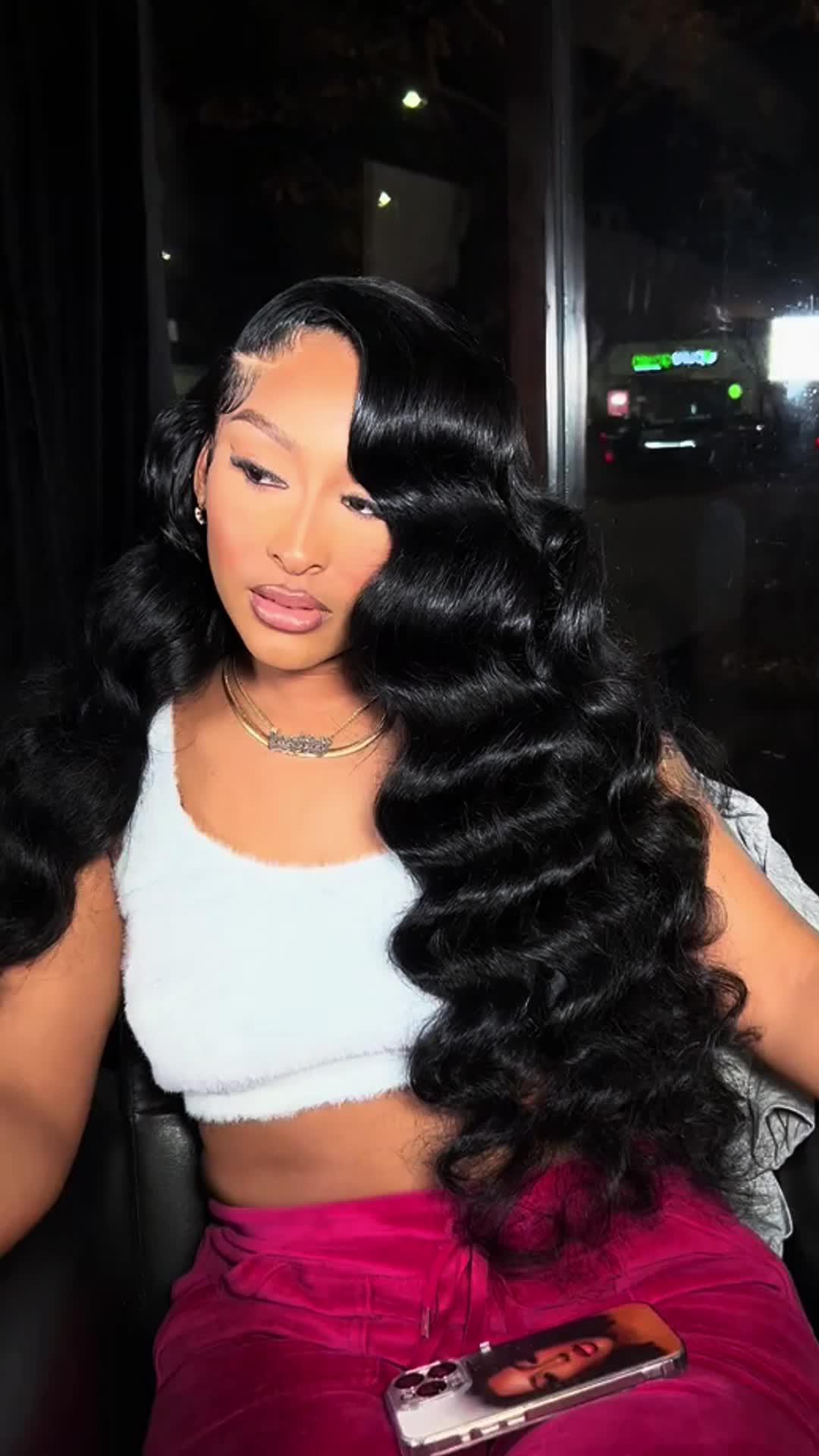 🛒Wig: Allove 5x5 loose deep wear go Wig 🎉50% off no code needed-26'' Only $119.99 🔥30''= $199.99 Pre Cut & Pre Plucked & Bleached Knots 13*4 Lace Front Ready to Wear Wig 🔍𝐏𝐫𝐨𝐝𝐮𝐜𝐭 𝐈𝐃: AL-T-5*5W (search it on the webs1te to find the wig directly) ✨Shop Now Pay Later with PayPal & Klarna & Afterpay