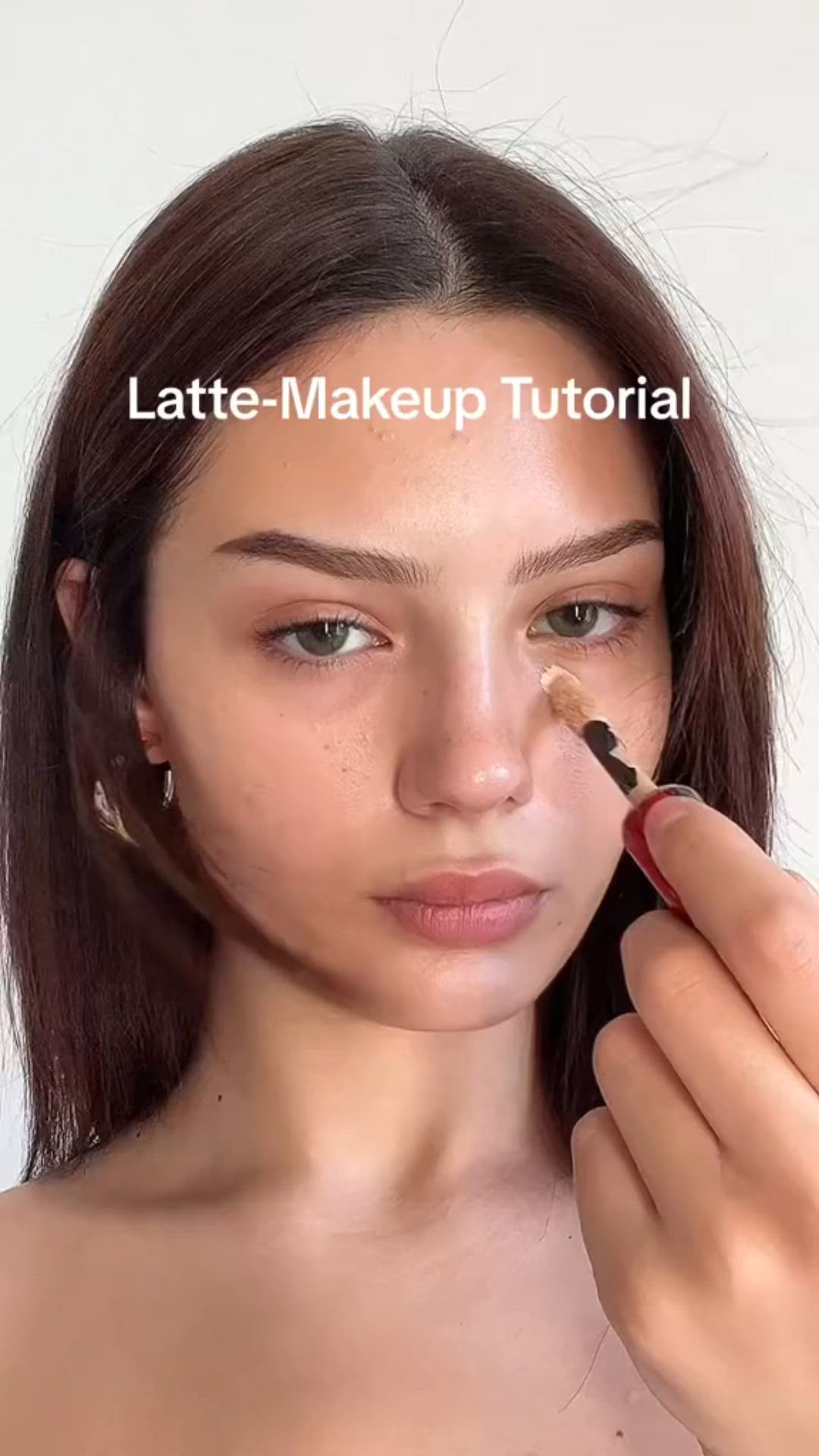 This contains an image of: Latte Makeup Tutorial🤍