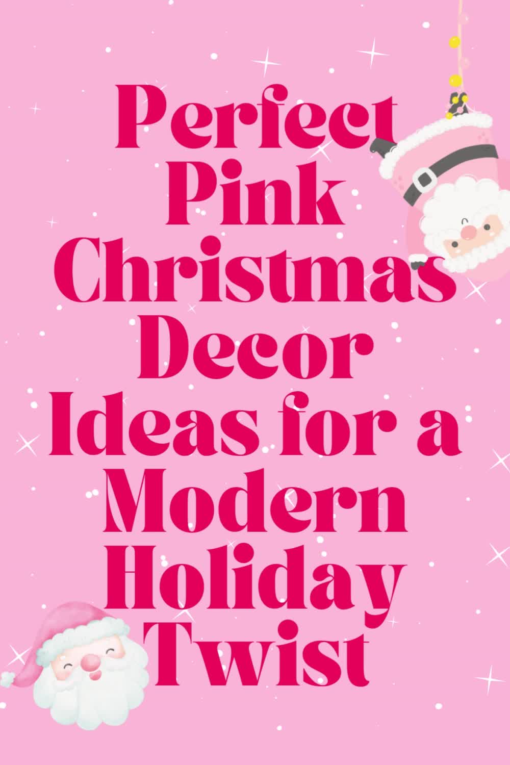 This contains: pink christmas