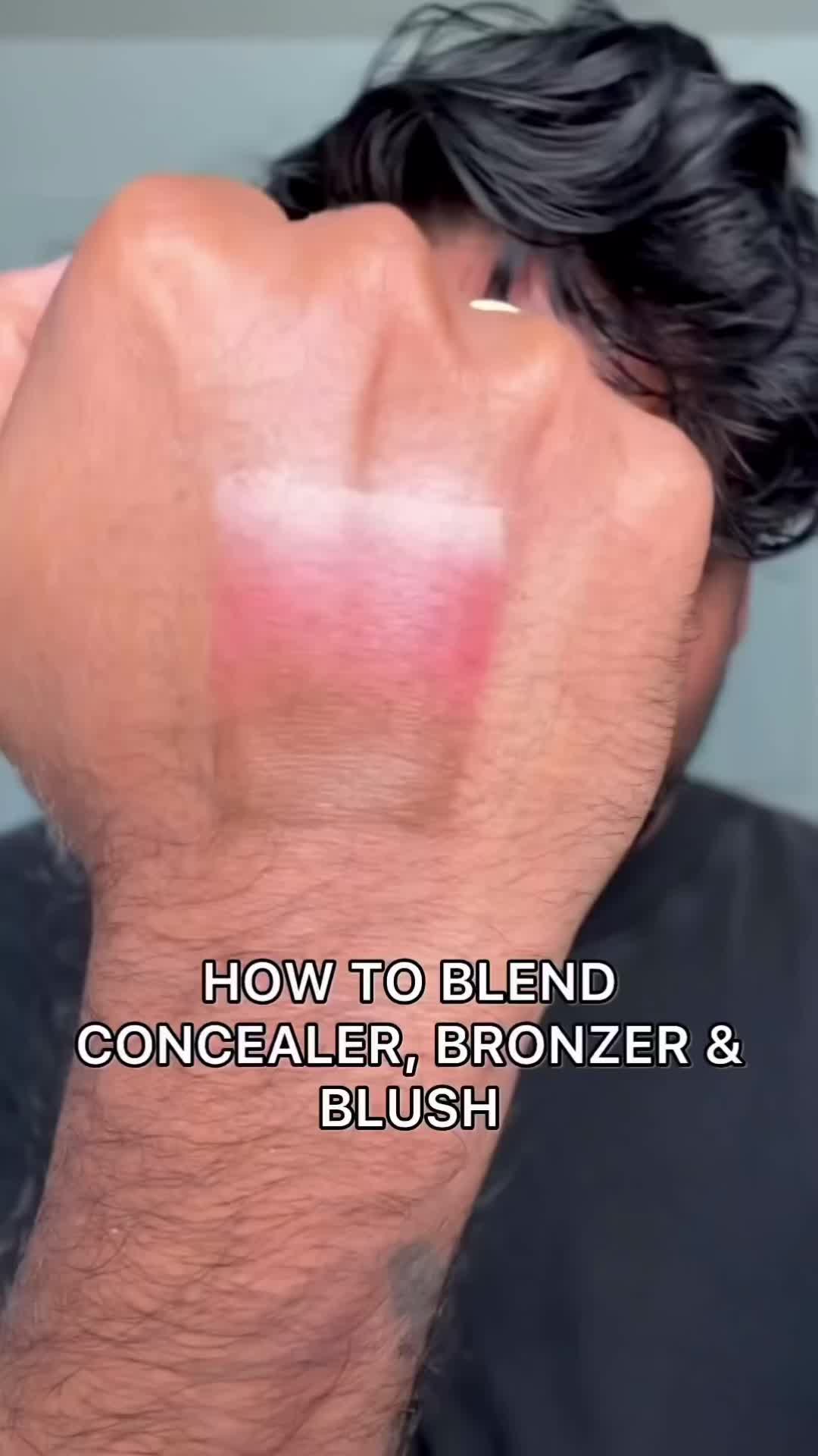 Blending 101 - How to belnd Concealer, Bronzer and Blush effortlessly 👍🏽   @makeupforever Foundation Brush 118 @sigmabeauty Soft Blend 30 @patricktabeauty Face Brush 3  @hauslabs Color Fuse Glassy Blush Balm shade glassy Tangelo @toofaced Born this Way Matte Foundation shade Mocha @fentybeauty Match Stix shade Truffle  @natashadenona Hy-Glam Concealer shade RN7  #makeuptips #makeup #blendingtutorial #makeupbrushes #beginnersmakeup #makeuptutorial