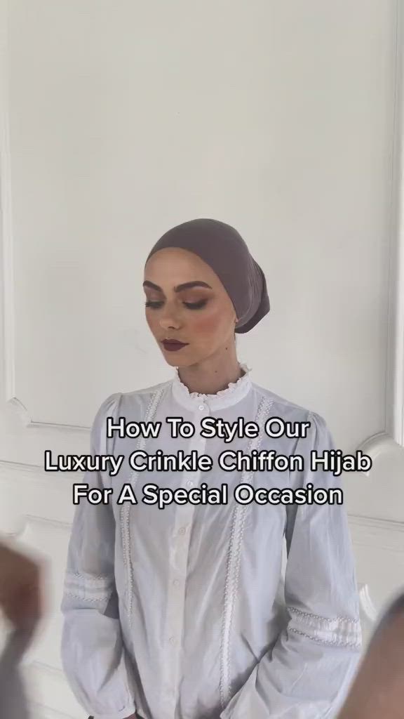 This contains an image of: How To Style Hijab For Special Occasions