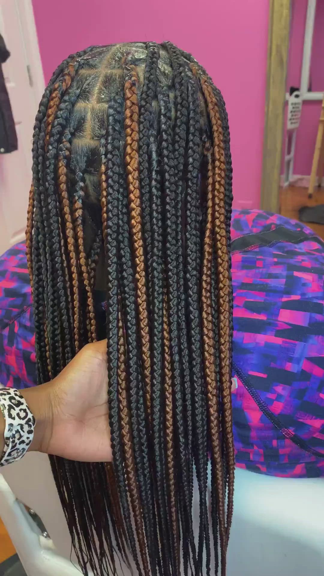 This contains an image of: 😍😍 Medium Knotless Box Braids, Braid Styles, Black Girl Braids, Braids, Protective Styles, Cute