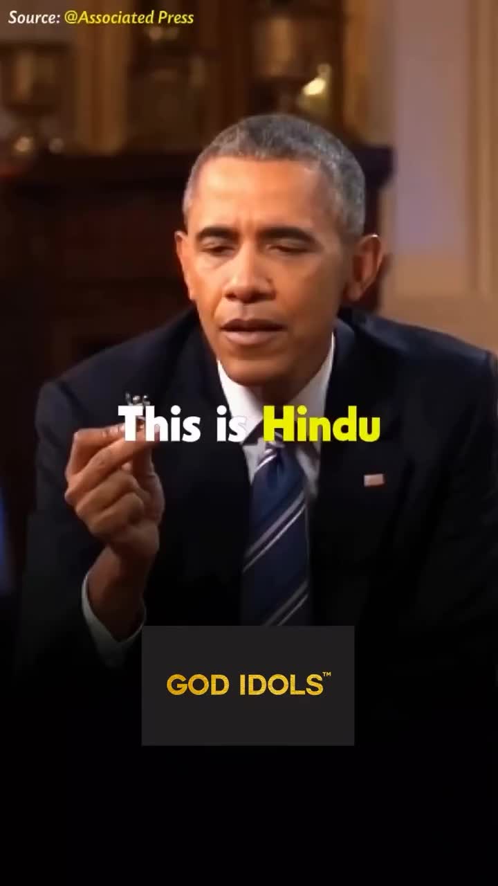 @barackobama talks about the power of Lord #hanuman