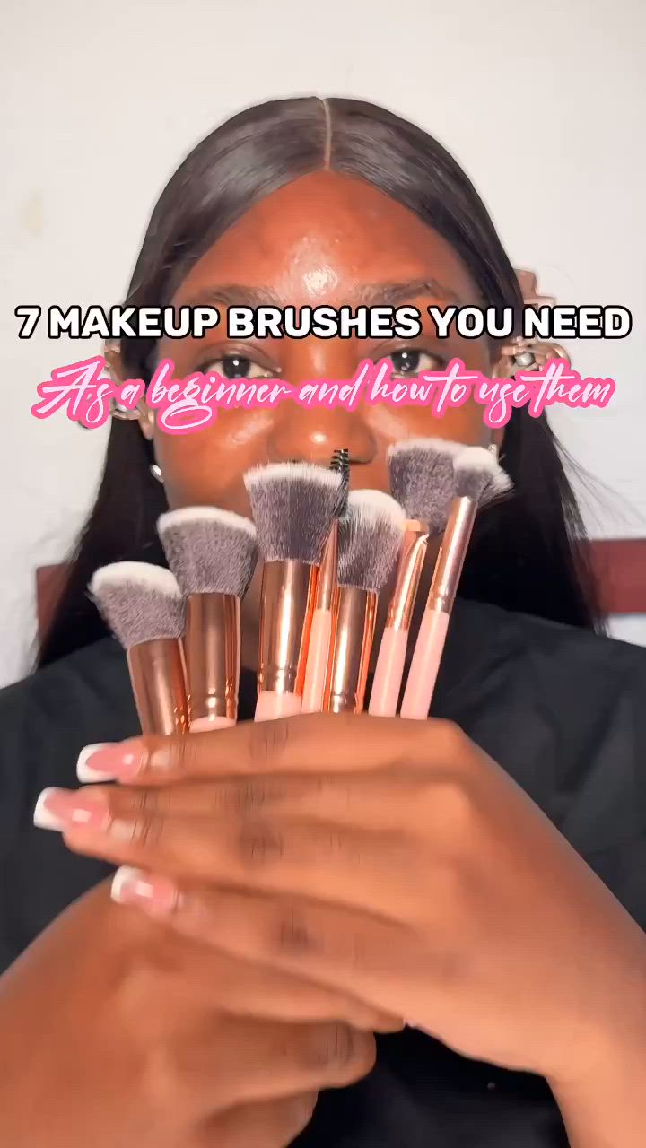 7 makeup brushes for Bryan’s how to use them . Did you find this video helpful?