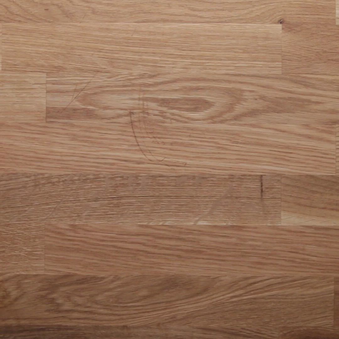 This may contain: wood flooring that has been made with different types of wood and is very light brown