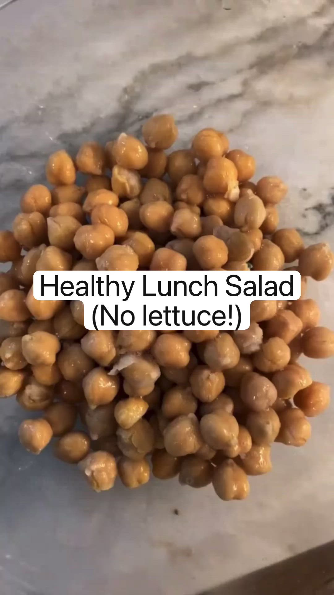 This may contain: a bunch of chickpeas sitting on top of a counter