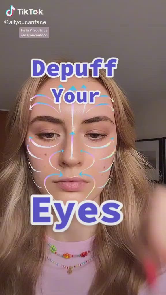 This contains an image of: TikTok · All You Can Face 💕 Face Yoga