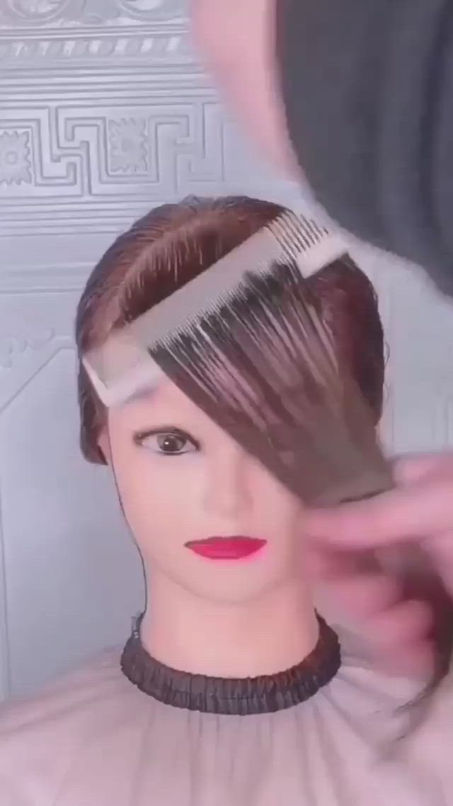 This contains an image of: Easy haircut