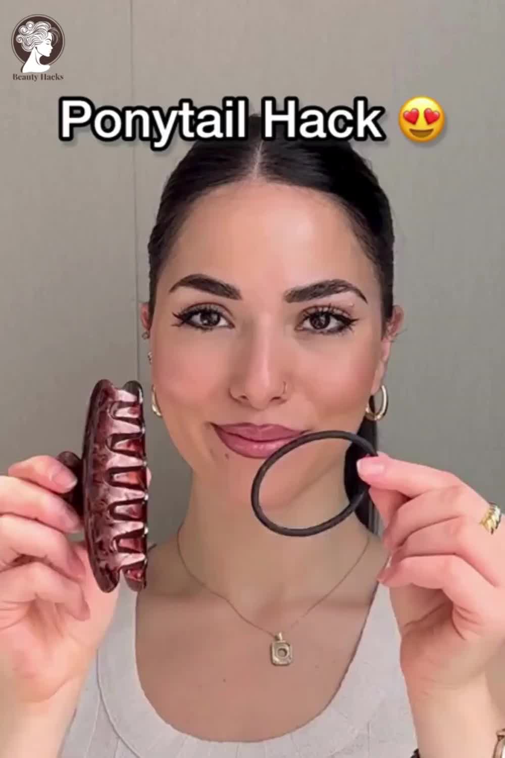 Easy Hair Hack 😍✅ #hairstyle #haircare #stylehair  Credit: @ayseacun_