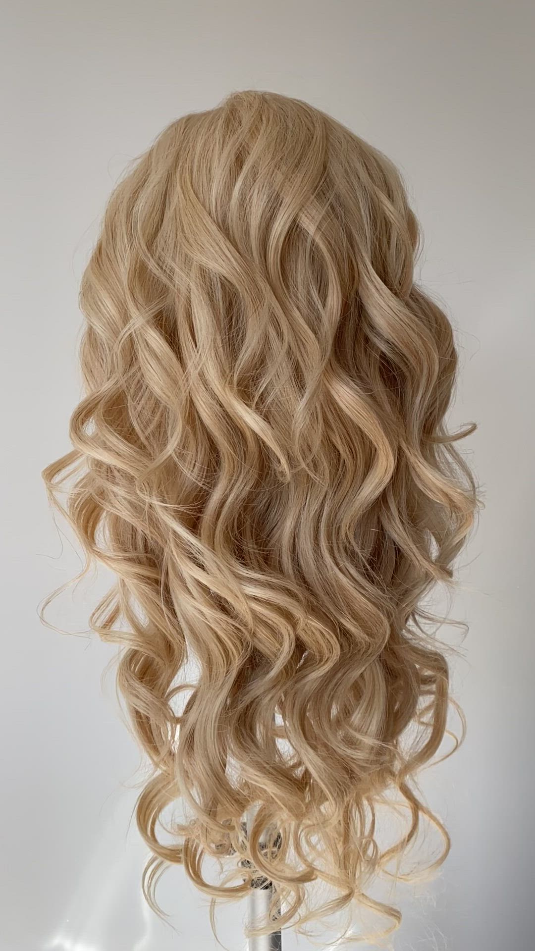 This contains an image of: Romantic bridal hair - loose down style