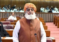 jamiat ulema e islam jui f chief maulana fazlur rehman speaking during a session of national assembly on monday april 29 2024 photo facebook national assembly