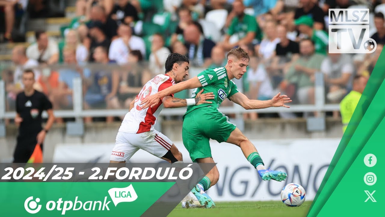 ETO FC Győr - DVSC | 0-3 | (0-0) | OTP Bank Liga | 2. forduló | MLSZTV