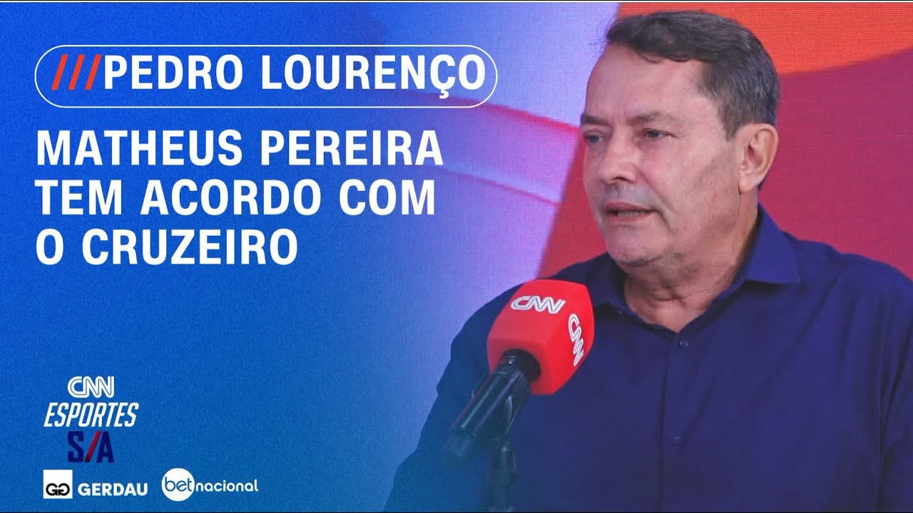 Matheus Pereira tem acordo com o Cruzeiro, revela Pedro Lourenço