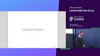 Async Iterators  -Jamie McCrindle