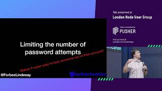 Security in Node JS   - Forbes Lindesay- August 2019 1