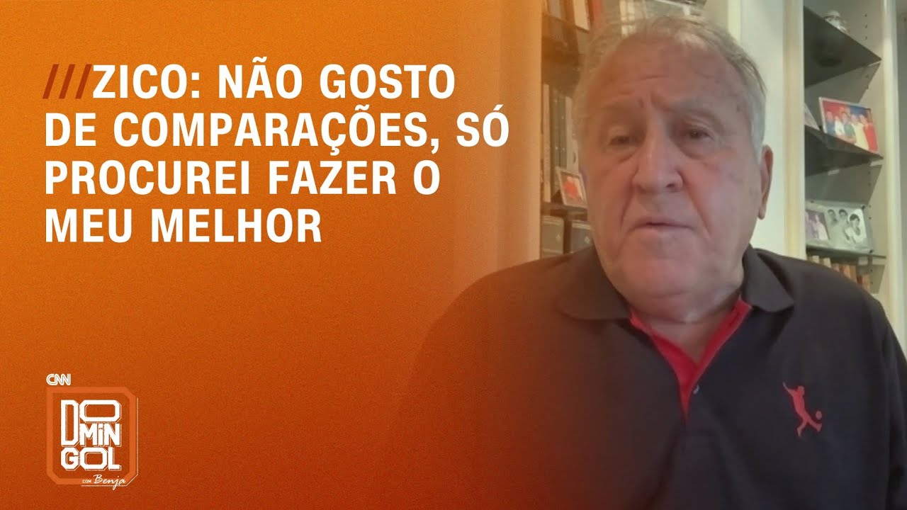 Zico: Não gosto de comparações, só procurei fazer o meu melhor