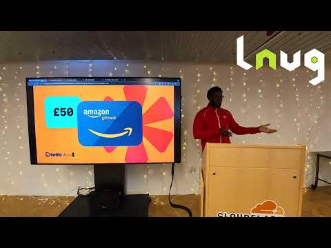 Twilio demo competition - Nathaniel Okenwa at LNUG #103