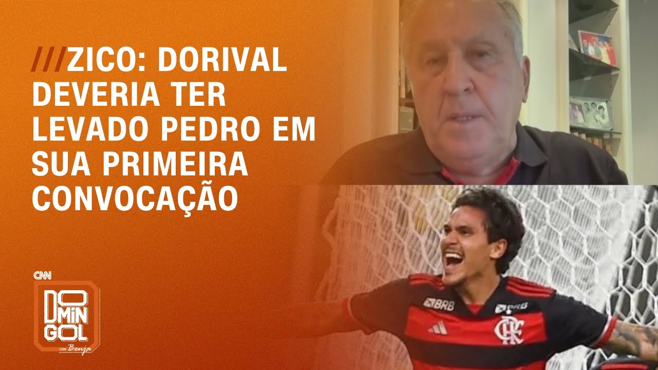 Zico: Dorival deveria ter levado Pedro em sua primeira convocação