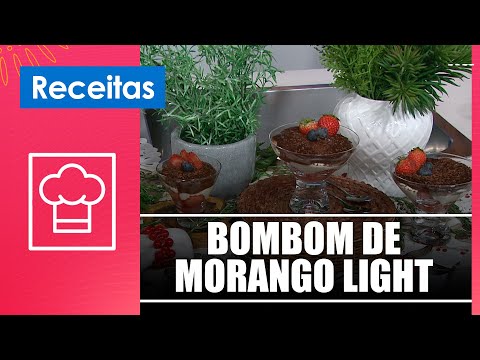 Faça um bombom de morango light com a nutricionista Malu Lobo – 26/11/24