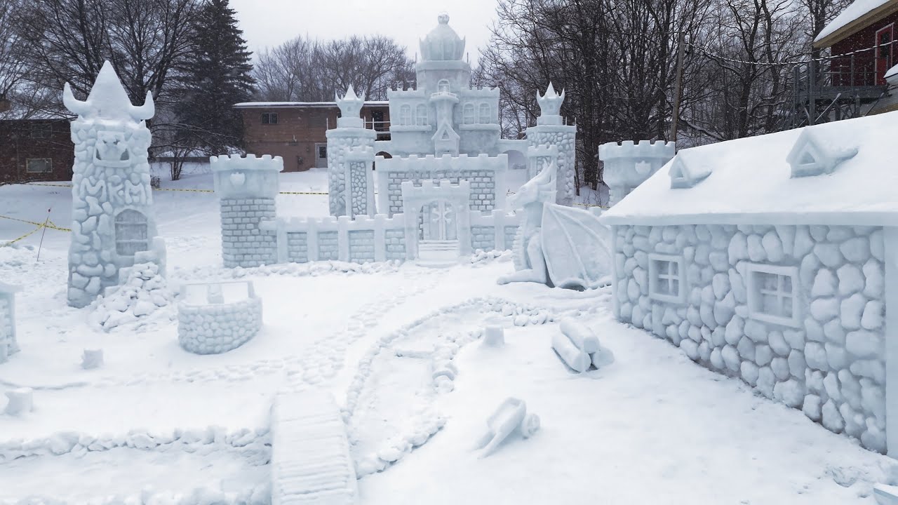 Preview image for See the 2025 Snow Statue Winners at Michigan Tech Winter Carnival video