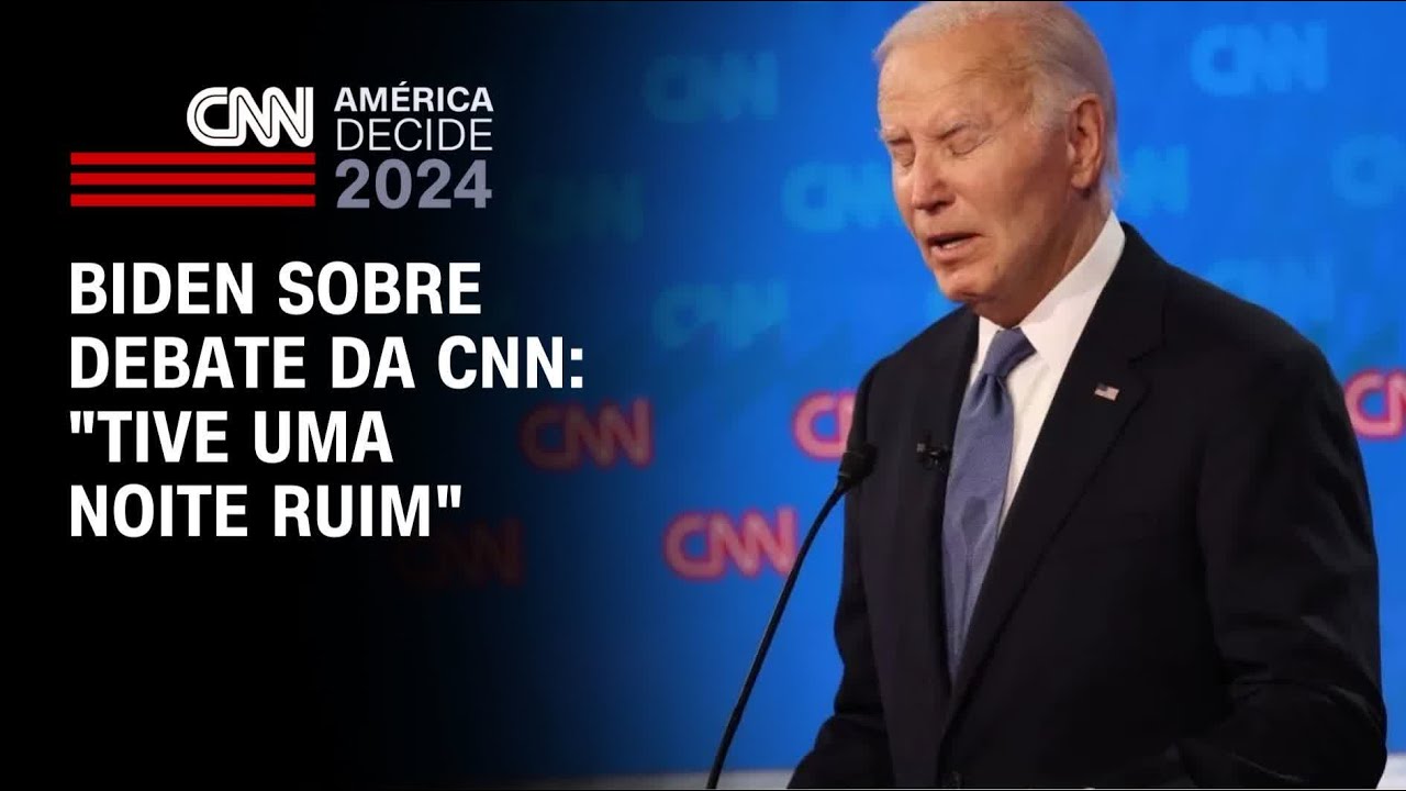 Biden sobre debate da CNN: "Tive uma noite ruim" | AGORA CNN