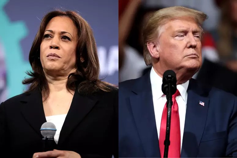 Kamala Harris e Donald Trump