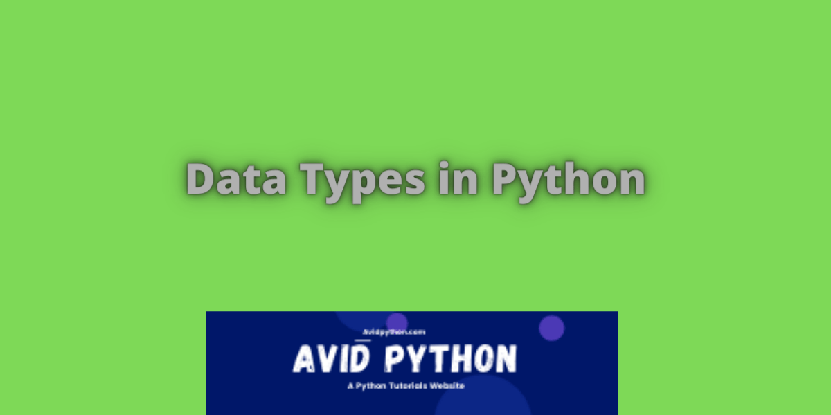 Data Types in Python