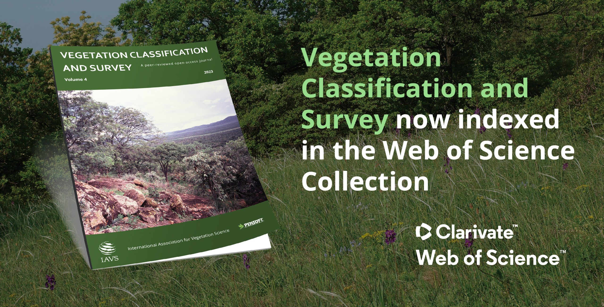 Vegetation Classification and Survey featured by Web of Science four years after its launch