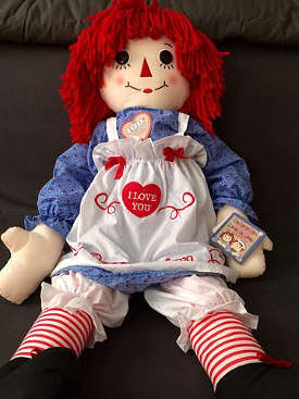 Raggedy Ann doll