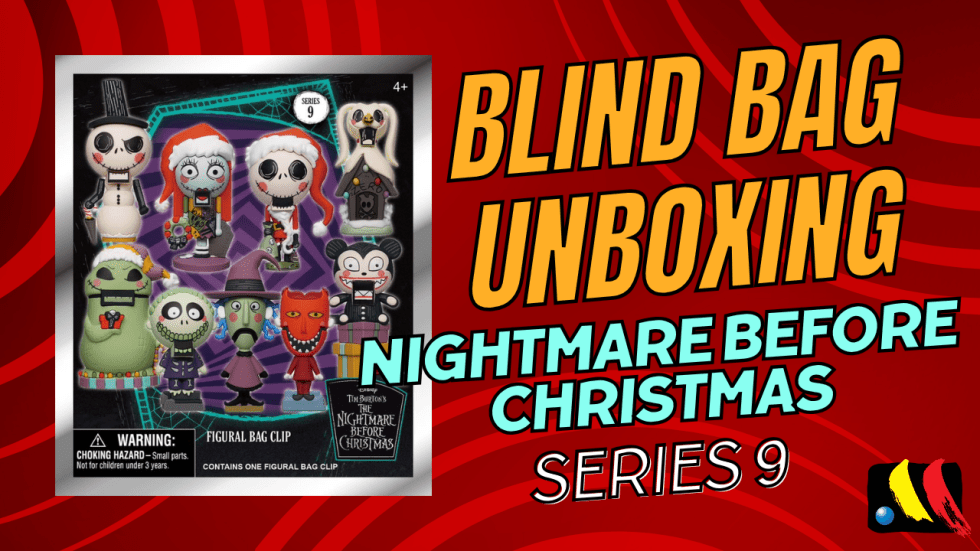 Nightmare Before Christmas 3D Foam Bag Clip Series 9 - Blind Unboxing - Monogram International Inc.