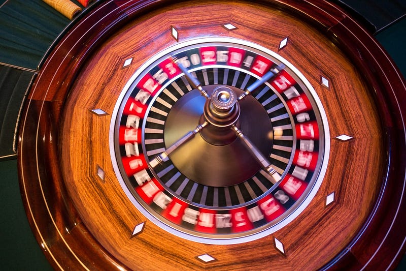 A blurred roulette wheel in motion. Image by Angelo_Giordano, CC0 https://creativecommons.org/publicdomain/zero/1.0/legalcode