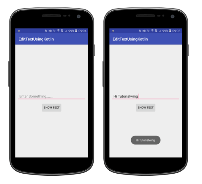 Tutorialwing EditText Using Kotlin Android EditText Using Kotlin