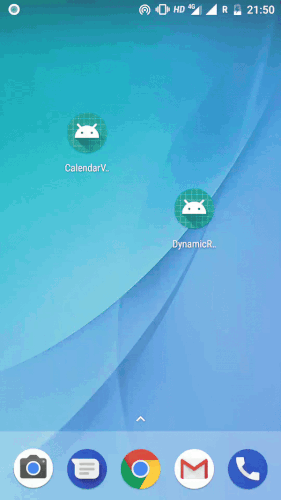 Tutorialwing Kotlin CalendarView Output Android CalendarView Using Kotlin With Example