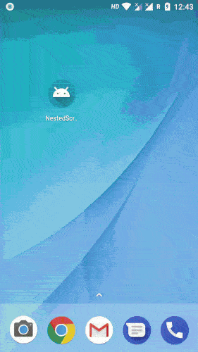 Tutorialwing Kotlin NestedScrollView Output Android NestedScrollView Using Kotlin