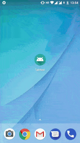 Tutorialwing Android TabHost Output Android TabHost Tutorial With Example