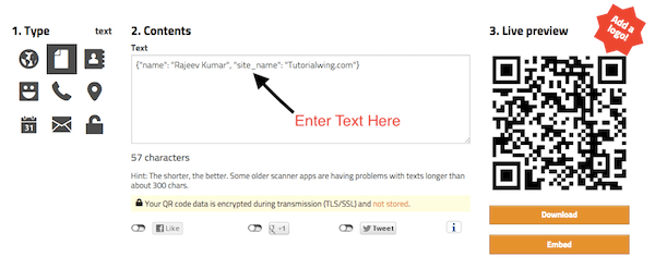 Tutorialwing Generate QR Code Kotlin