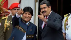 Evo Morales y Nicolás Maduro