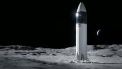 Sistema de pouso da missão com humanos na Lua