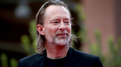  Vocalist and songwriter of the rock band Radiohead Thom Yorke walks the red carpet during the 15th Rome Film Festival on October 24, 2020 in Rome, Italy