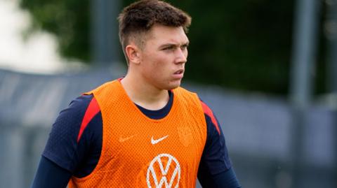 Goalkeeper Gabriel Slonina in training for USA Under-23s