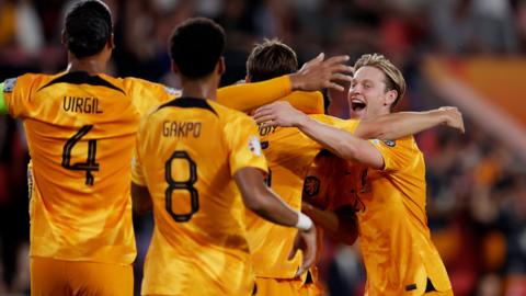 The Netherlands celebrate