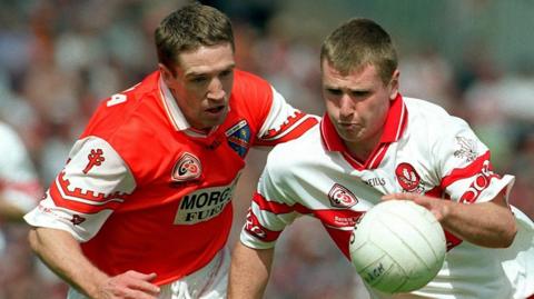 Armagh's Kieran McGeeney & Derry's Niall McCusker